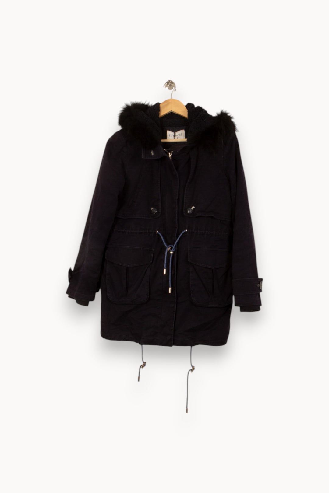 Parka Bleue - Taille M/38 de la marque Claudie Pierlot | PARAD46554 - Vendu par Paradigme - Image 2