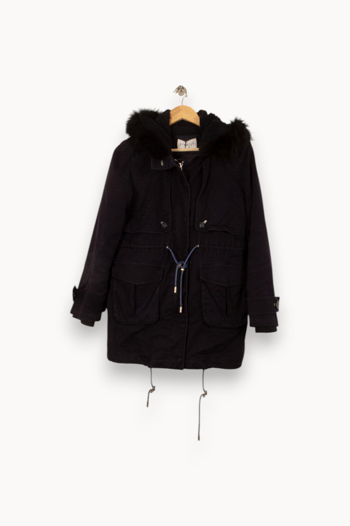 Parka Bleue - Taille M/38 de la marque Claudie Pierlot | PARAD46554 - Vendu par Paradigme - Image 2