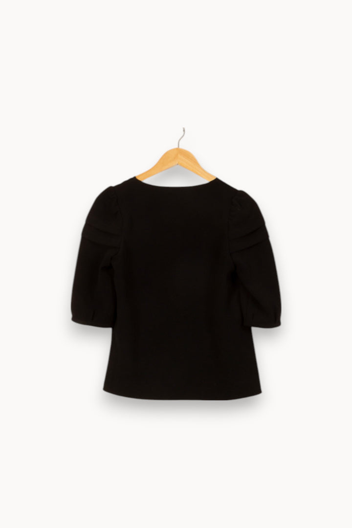 Blouse Noire - Taille XS/34 de la marque ba&sh | PARAD46557 - Vendu par Paradigme - Image 4