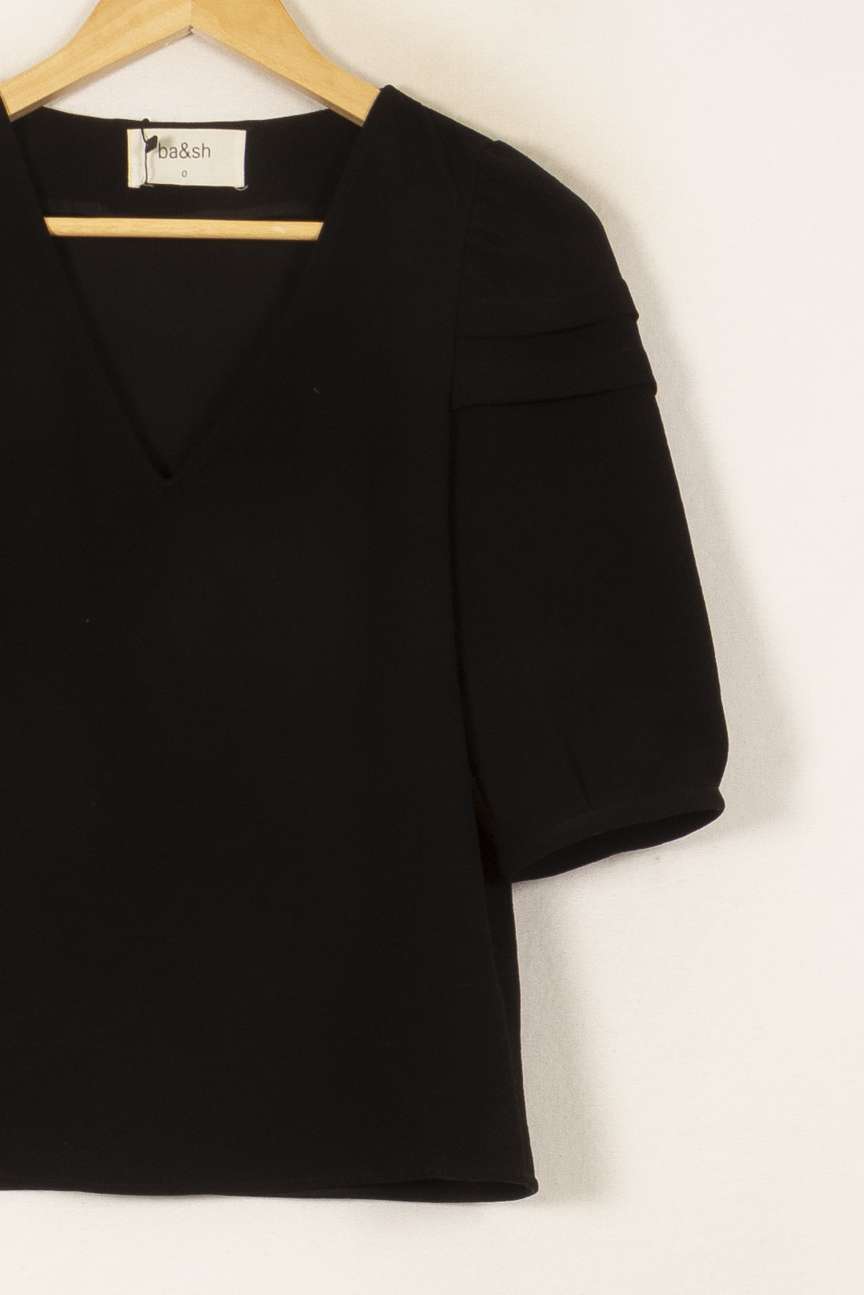 Blouse Noire - Taille XS/34 de la marque ba&sh | PARAD46557 - Vendu par Paradigme - Image 3