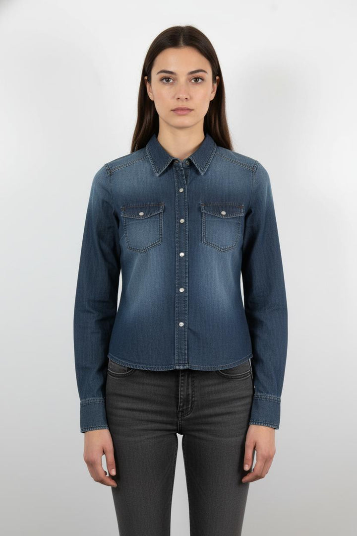Chemise en Jean Bleue - Taille S/36
