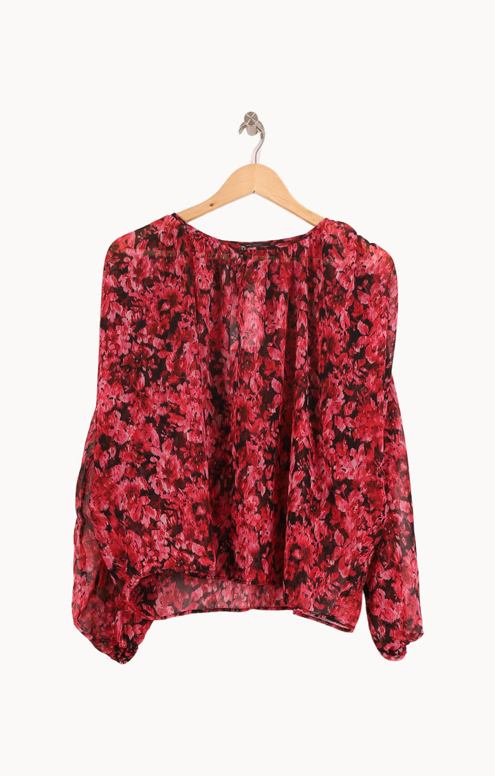 Blouse Rose et Noire - Taille L/40 de la marque IKKS | PARAD46564 - Vendu par Paradigme - Image 2