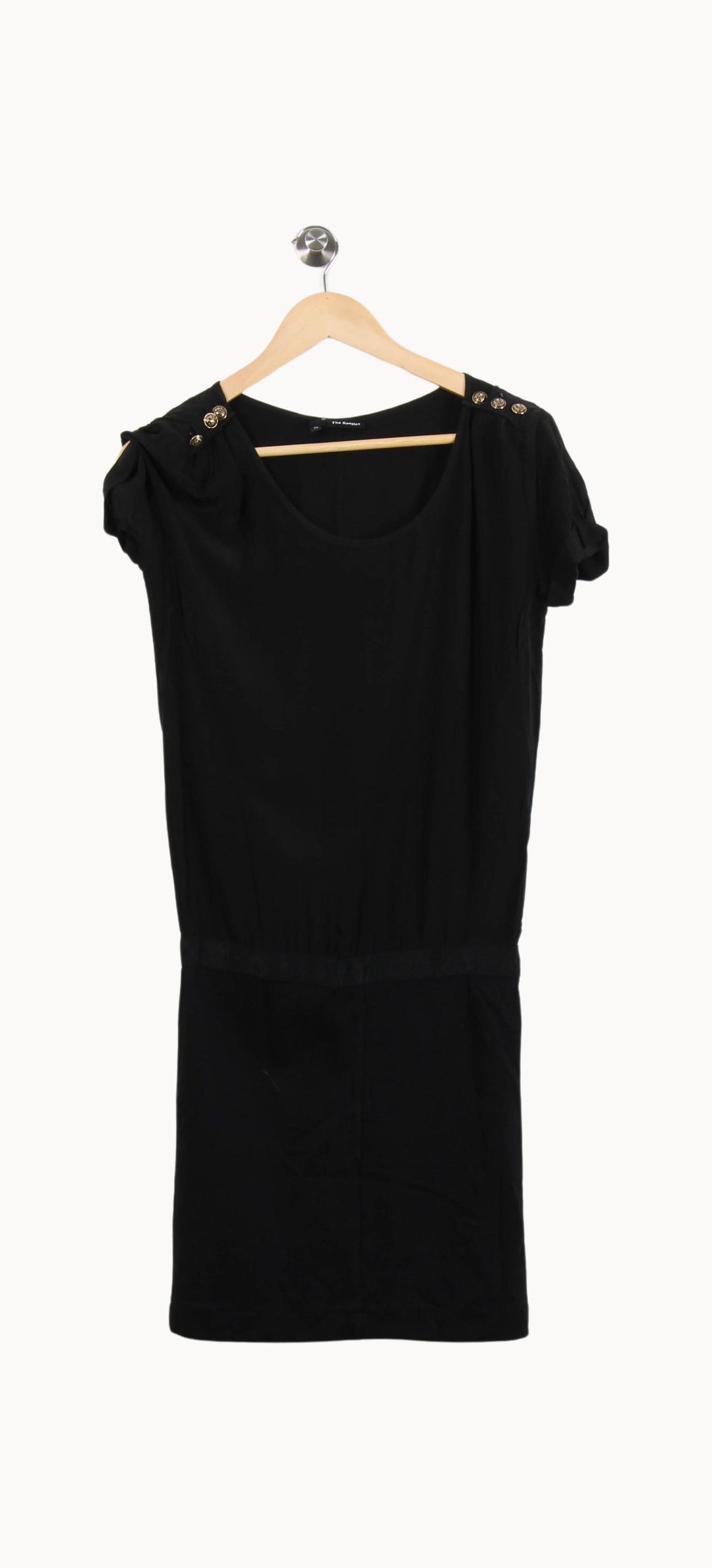 Robe Courte Noire - Taille S/36 de la marque The Kooples | PARAD46567 - Vendu par Paradigme - Image 2
