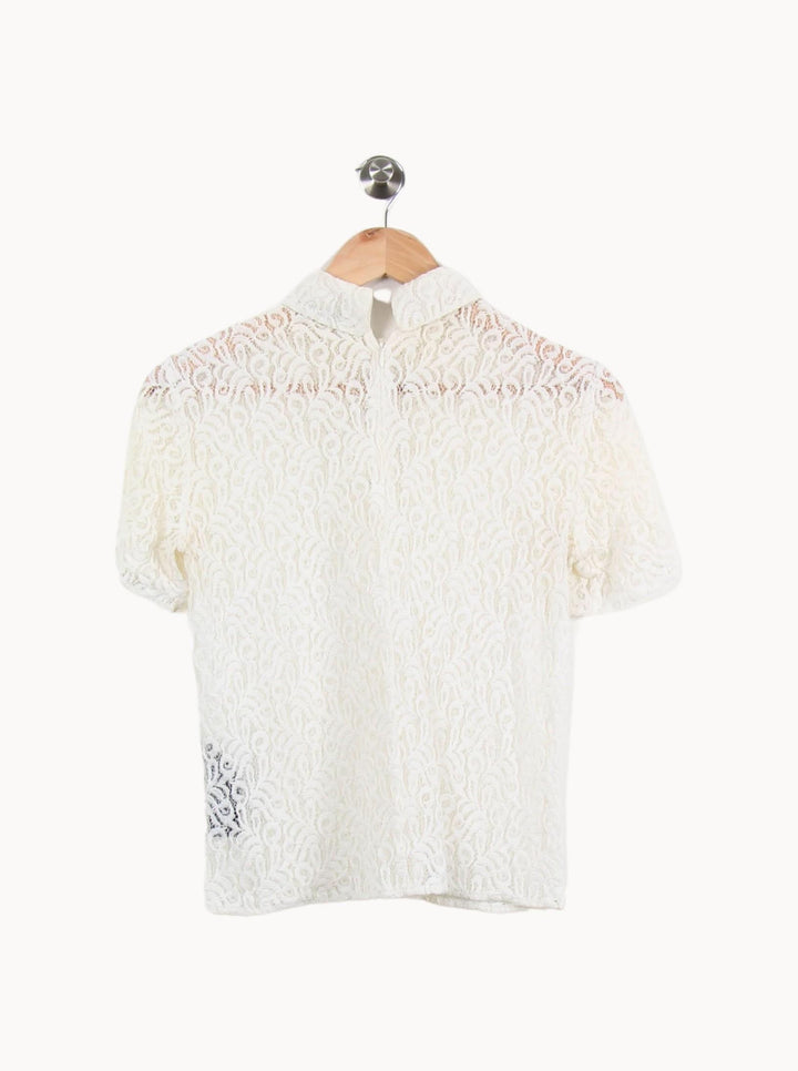 Blouse Blanche - Taille S/36 de la marque The Kooples | PARAD46569 - Vendu par Paradigme - Image 4