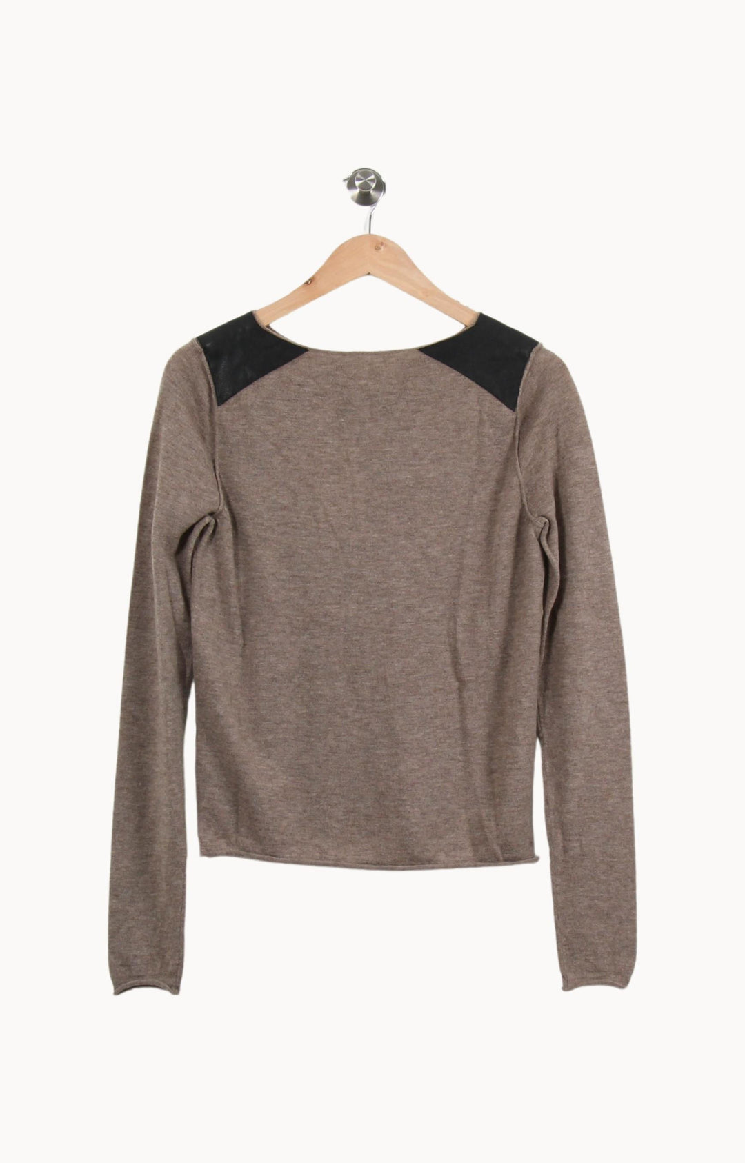 Pull Beige et Noir - Taille S/36 de la marque Zadig&Voltaire | PARAD46573 - Vendu par Paradigme - Image 4