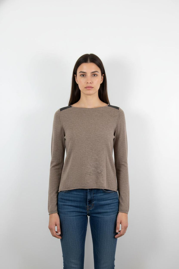 Pull Beige et Noir - Taille S/36