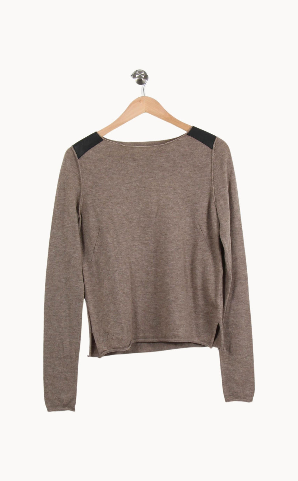 Pull Beige et Noir - Taille S/36 de la marque Zadig&Voltaire | PARAD46573 - Vendu par Paradigme - Image 2