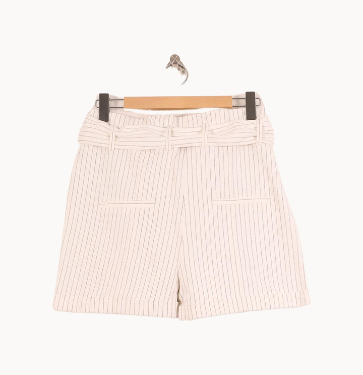 Short Blanc à Rayures - Taille M/38 de la marque Bérénice | PARAD46574 - Vendu par Paradigme - Image 4