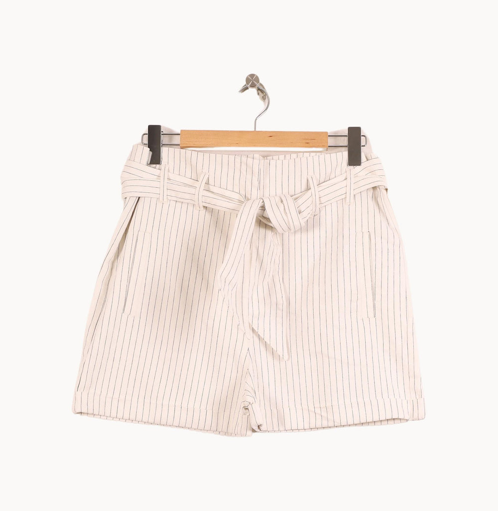 Short Blanc à Rayures - Taille M/38 de la marque Bérénice | PARAD46574 - Vendu par Paradigme - Image 2