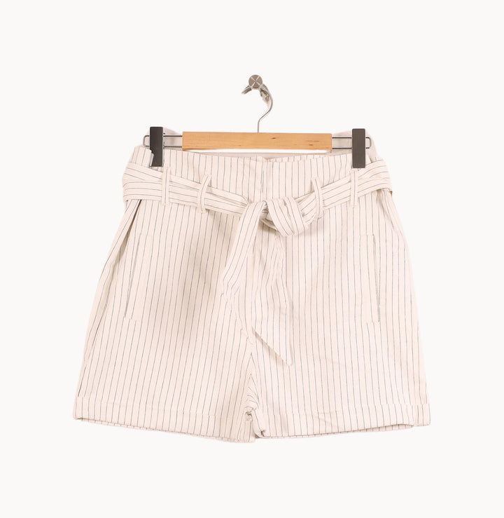 Short Blanc à Rayures - Taille M/38 de la marque Bérénice | PARAD46574 - Vendu par Paradigme - Image 2