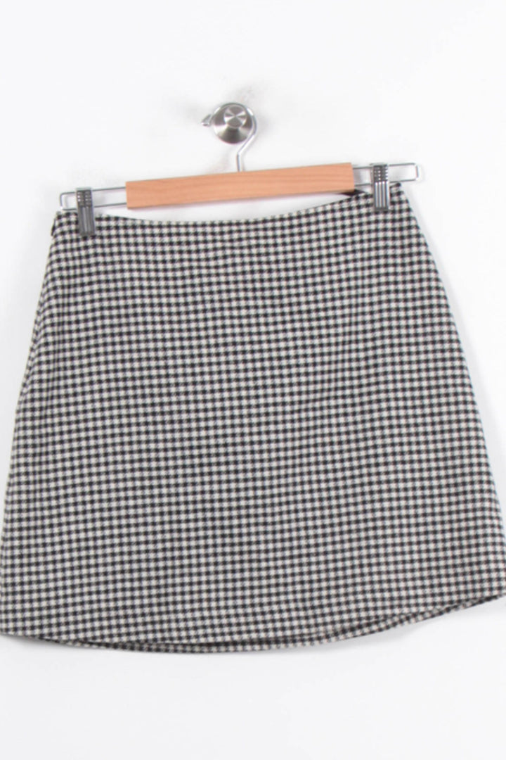 Jupe Courte Noire et Blanche - Taille M/38 de la marque Claudie Pierlot | PARAD46578 - Vendu par Paradigme - Image 4