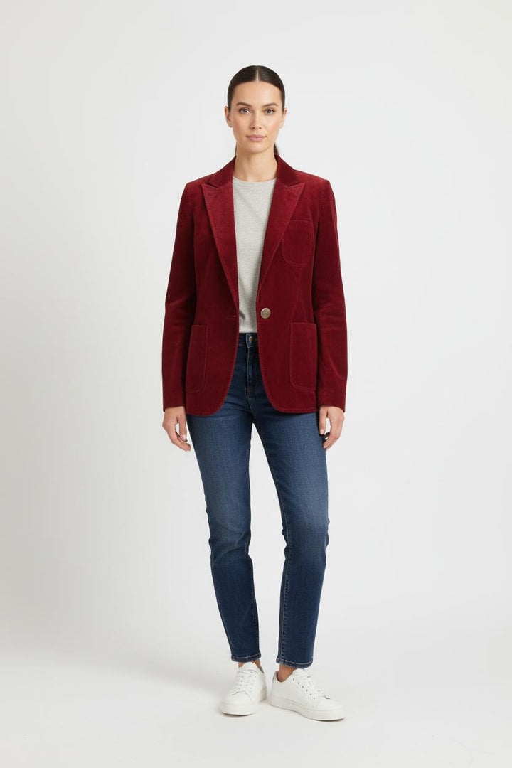 Blazer Bordeaux - Taille S/36 de la marque Vanessa Bruno | PARAD46579 - Vendu par Paradigme - Image 1