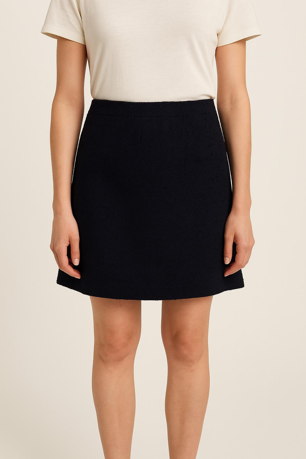 Jupe Droite Bleue - Taille M/38 de la marque Claudie Pierlot | PARAD46583 - Vendu par Paradigme - Image 1