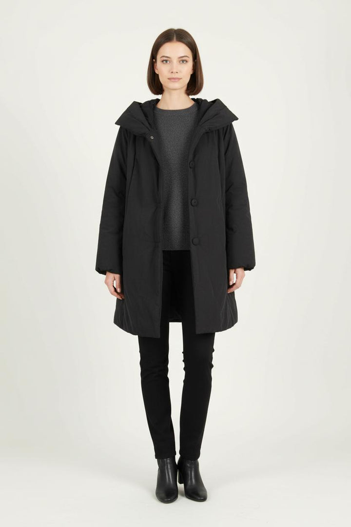 Manteau Noir - Taille XL/42 de la marque Marina Rinaldi | PARAD46597 - Vendu par Paradigme - Image 1
