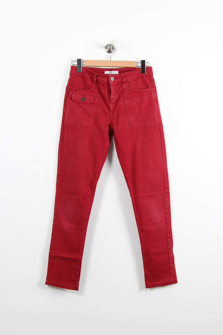 Pantalon Bordeaux - Taille L/40 de la marque Gerard Darel | PARAD46601 - Vendu par Paradigme - Image 2