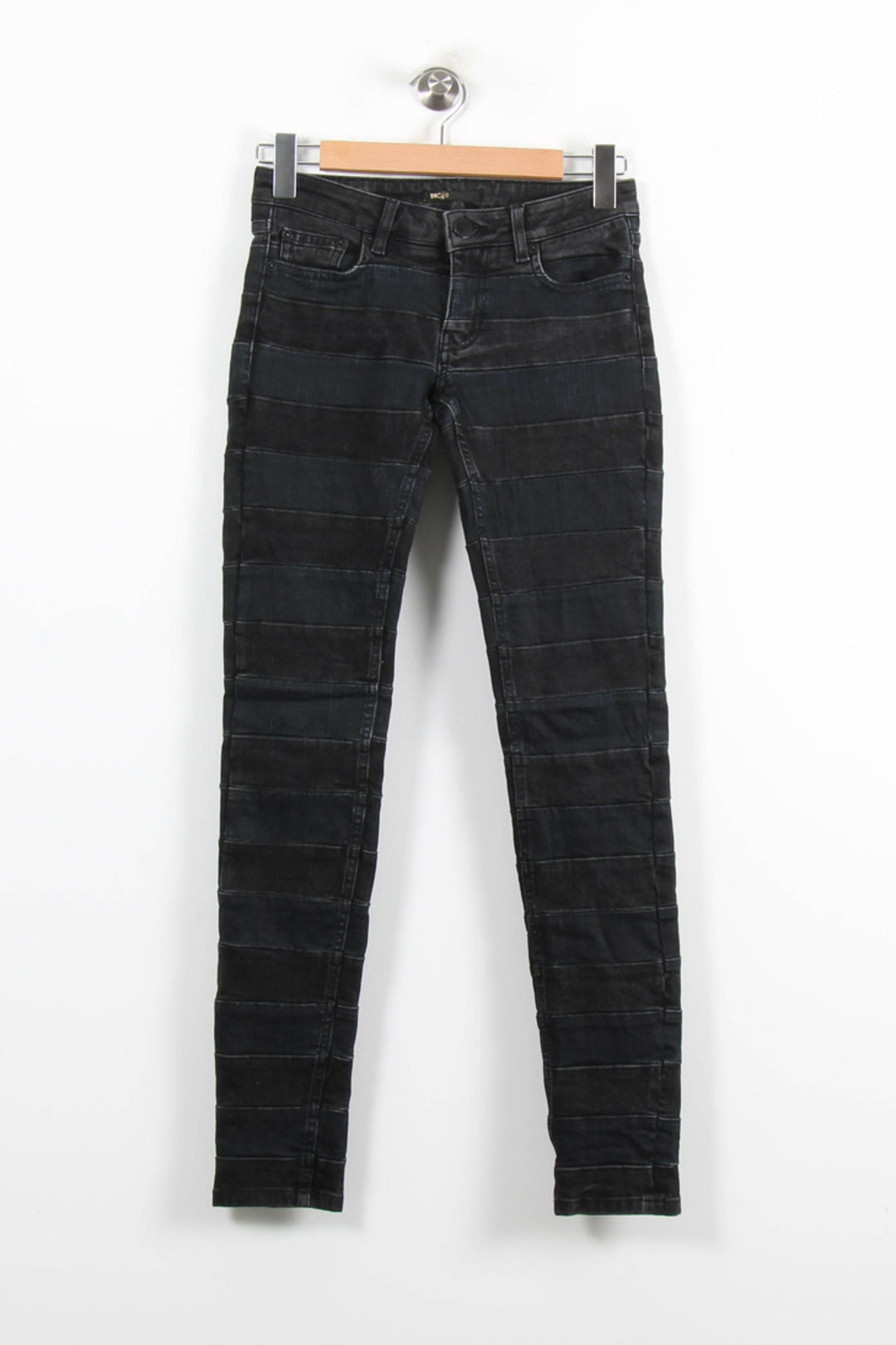 Jean Skinny Noir - Taille XS/34 de la marque Maje | PARAD46605 - Vendu par Paradigme - Image 2