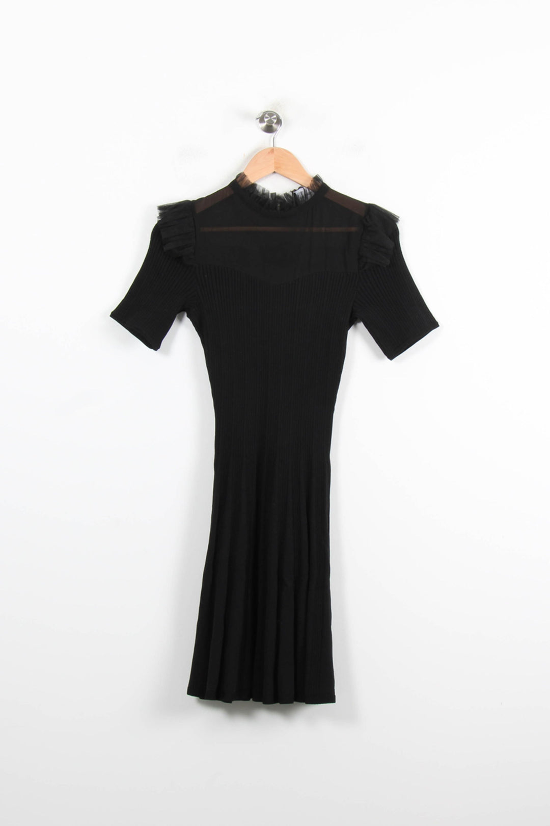 Robe Courte Noire - Taille S/36 de la marque The Kooples | PARAD46606 - Vendu par Paradigme - Image 2