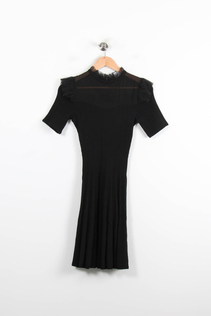 Robe Courte Noire - Taille S/36 de la marque The Kooples | PARAD46606 - Vendu par Paradigme - Image 2