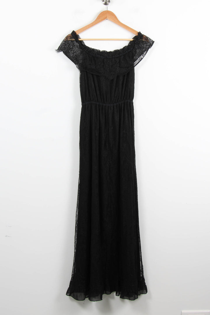 Robe Longue Noire - Taille XS/34 de la marque The Kooples | PARAD46607 - Vendu par Paradigme - Image 4