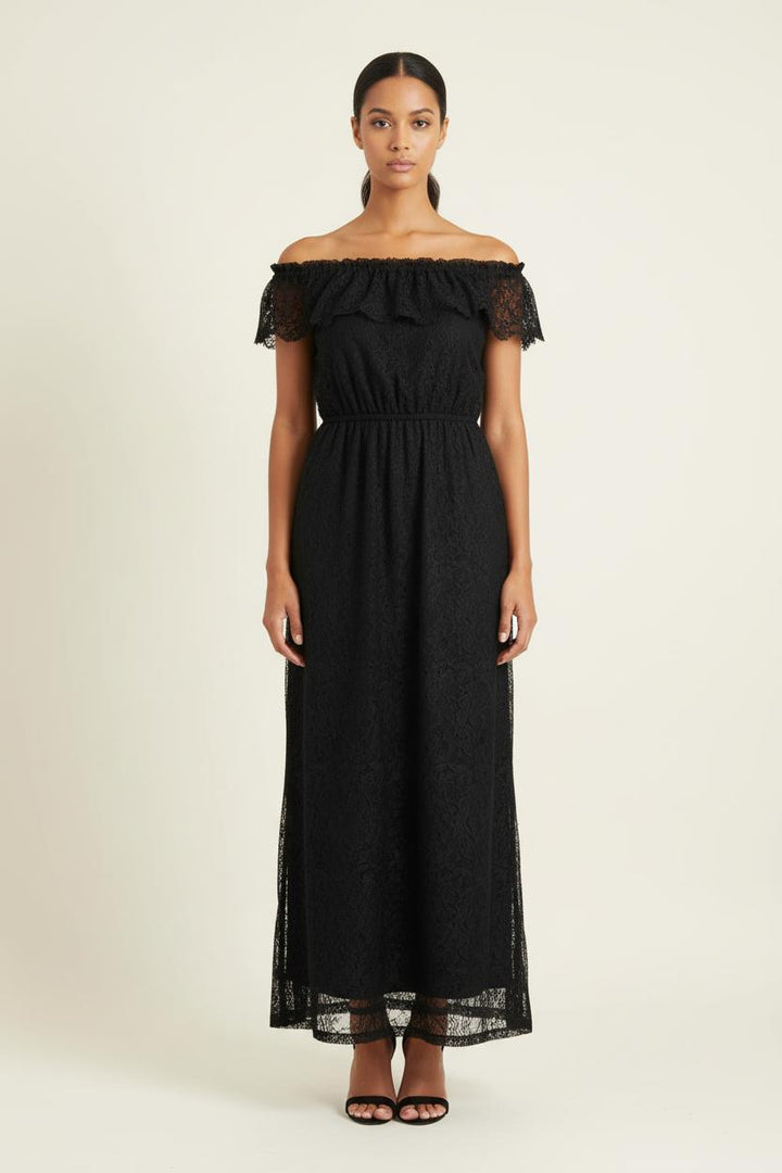 Robe Longue Noire - Taille XS/34 de la marque The Kooples | PARAD46607 - Vendu par Paradigme - Image 1