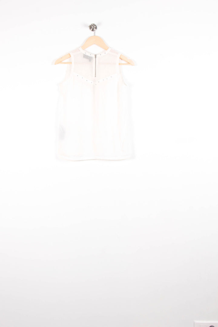 Débardeur Blanc - Taille XS/34 de la marque The Kooples | PARAD46614 - Vendu par Paradigme - Image 4