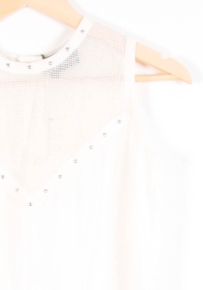 Débardeur Blanc - Taille XS/34 de la marque The Kooples | PARAD46614 - Vendu par Paradigme - Image 3