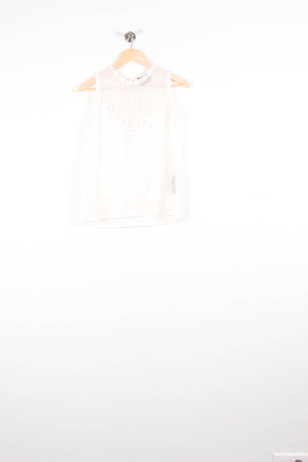 Débardeur Blanc - Taille XS/34 de la marque The Kooples | PARAD46614 - Vendu par Paradigme - Image 2