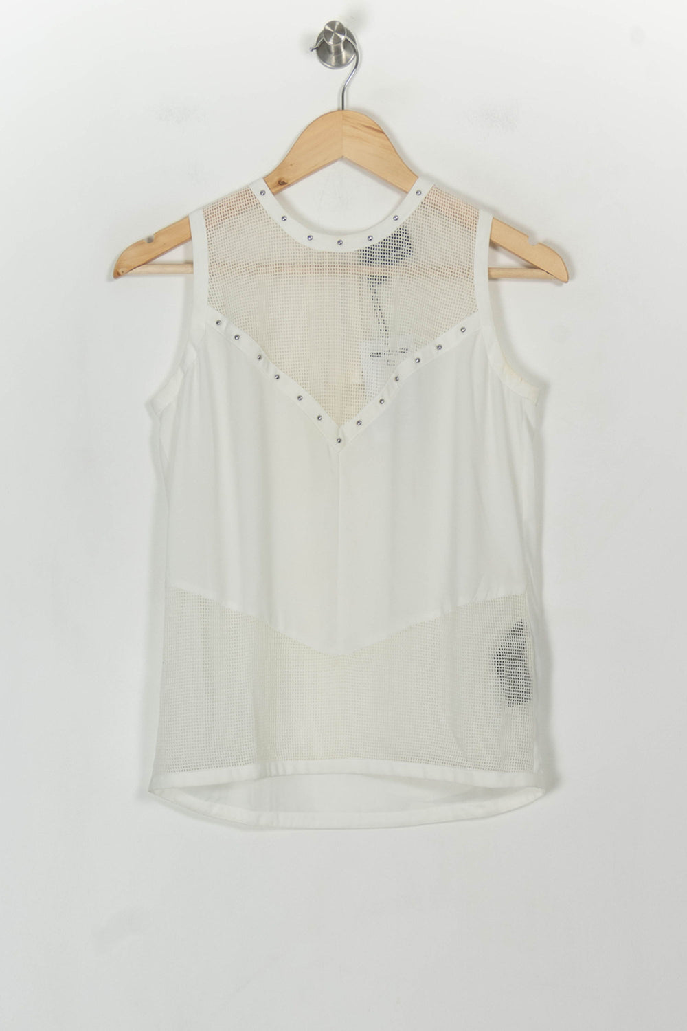 Débardeur Blanc - Taille XS/34 de la marque The Kooples | PARAD46614 - Vendu par Paradigme - Image 2