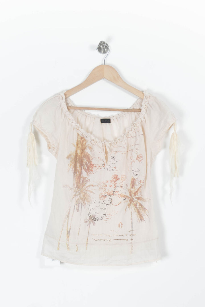 Top beige/rose - Taille L/40 de la marque IKKS | PARAD46619 - Vendu par Paradigme - Image 2