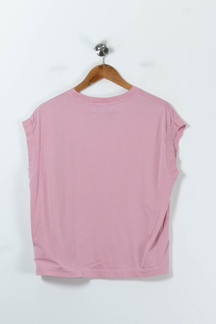 T-shirt rose - Taille S/36 de la marque Essentiel Antwerp | PARAD46631 - Vendu par Paradigme - Image 4