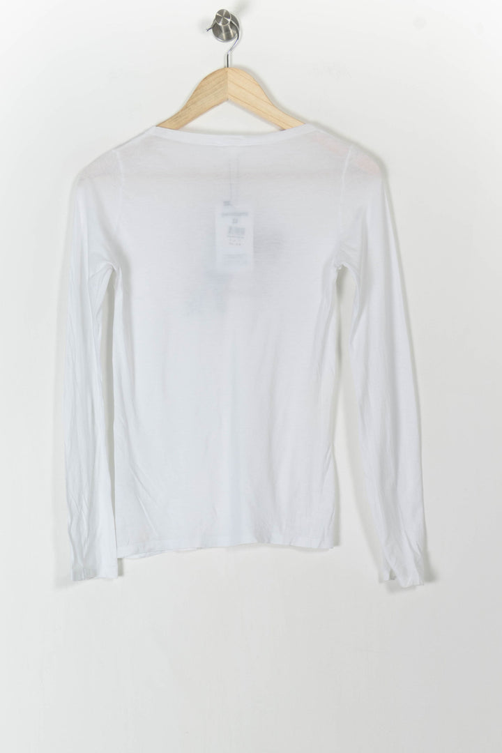 T-shirt manches longues blanc - Taille S/36 de la marque Claudie Pierlot | PARAD46632 - Vendu par Paradigme - Image 4