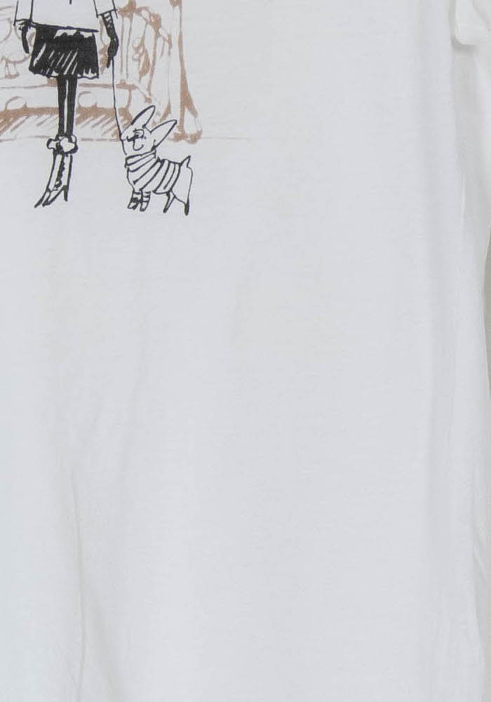 T-shirt manches longues blanc - Taille S/36 de la marque Claudie Pierlot | PARAD46632 - Vendu par Paradigme - Image 3