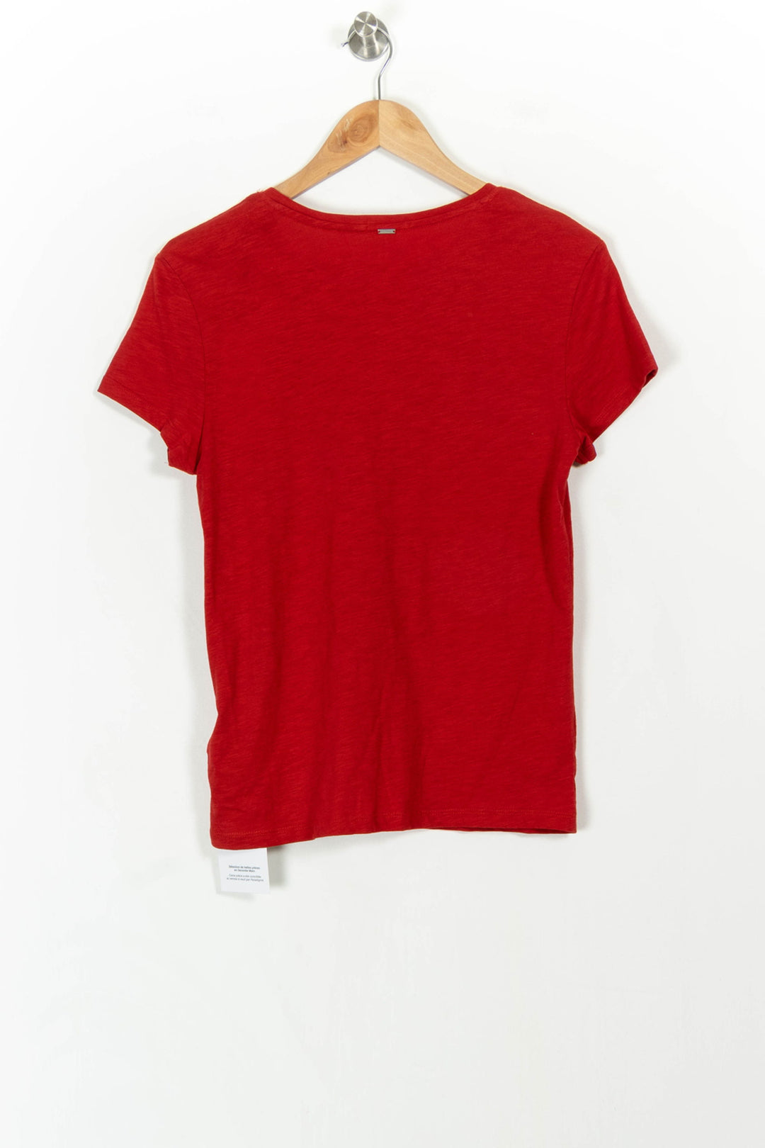 T-shirt rouge - Taille XS/34 de la marque IKKS | PARAD46638 - Vendu par Paradigme - Image 4
