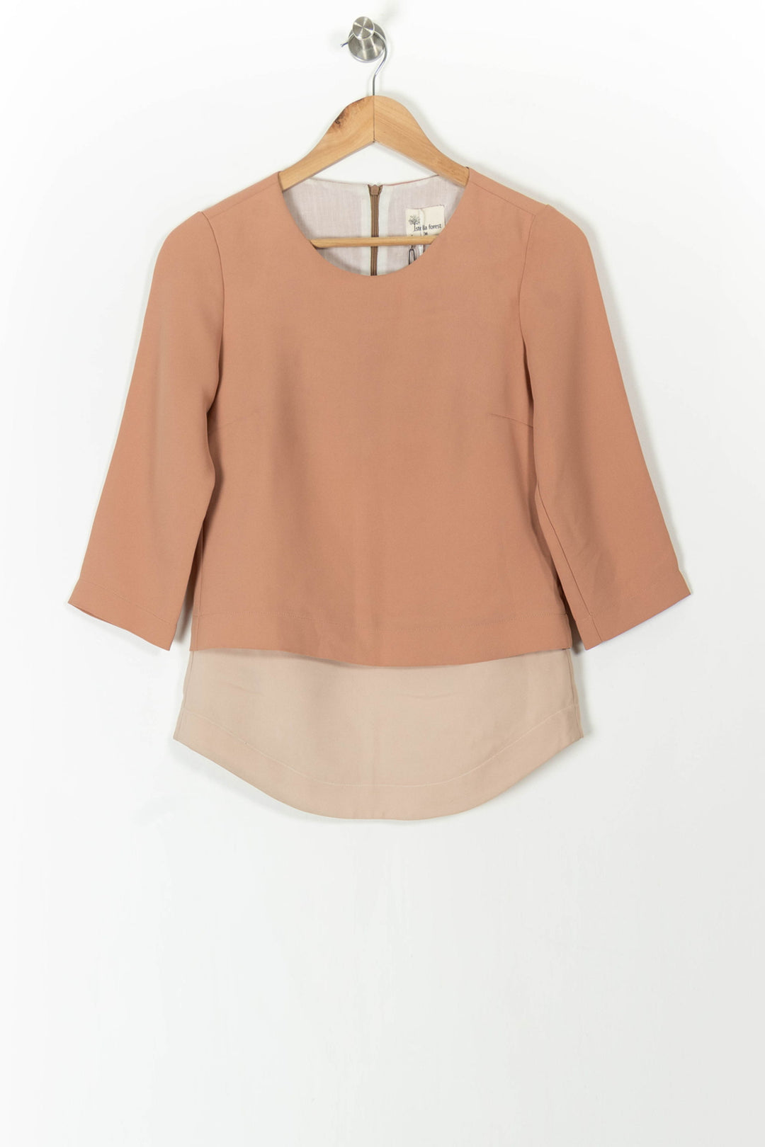 Blouse rose et blanche - Taille S/36 de la marque Stella Forest | PARAD46645 - Vendu par Paradigme - Image 2