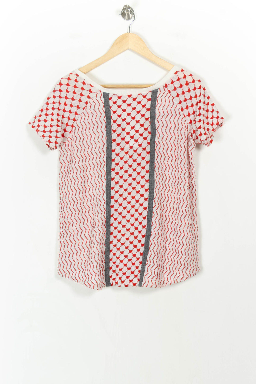 Blouse blanche et rouge - Taille S/36 de la marque Manoush | PARAD46648 - Vendu par Paradigme - Image 4