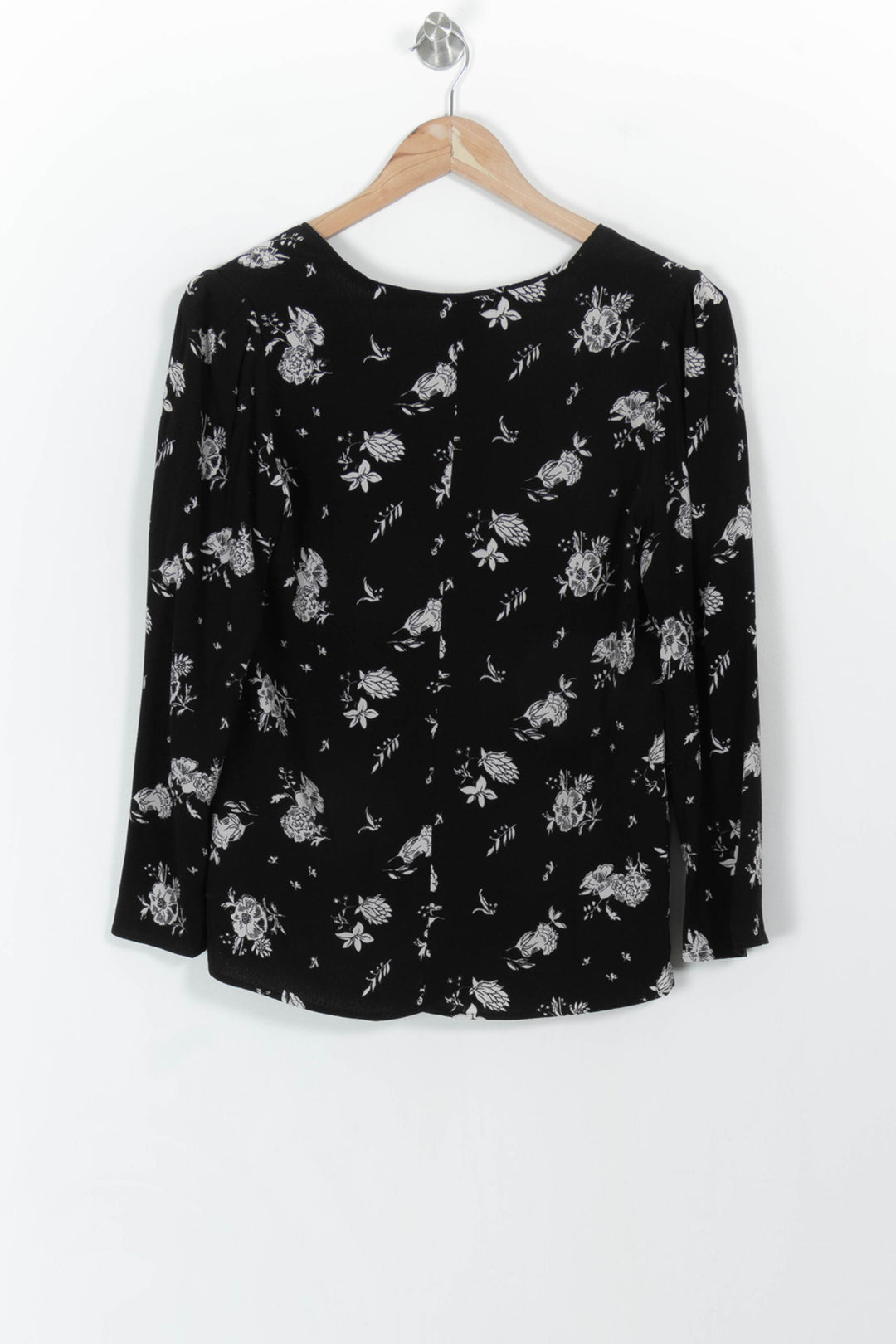 Blouse noire à motifs - Taille S/36 de la marque Pablo | PARAD46659 - Vendu par Paradigme - Image 4