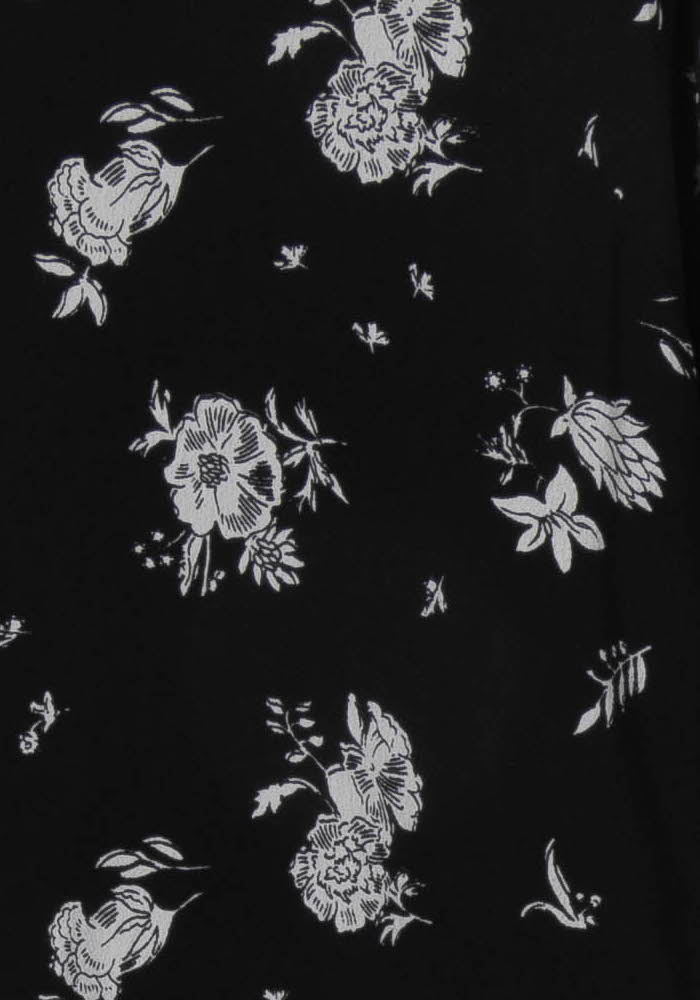 Blouse noire à motifs - Taille S/36 de la marque Pablo | PARAD46659 - Vendu par Paradigme - Image 3