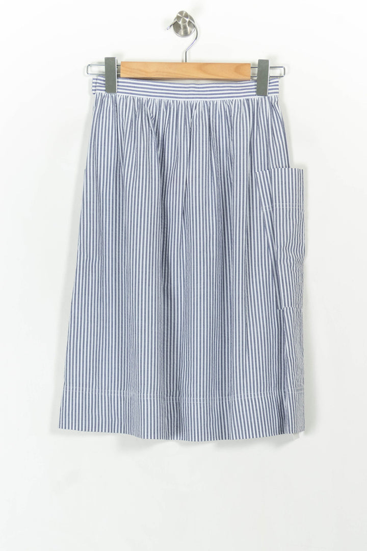 Jupe bleue rayée - Taille XS/34 de la marque Comptoir des Cotonniers | PARAD46664 - Vendu par Paradigme - Image 4