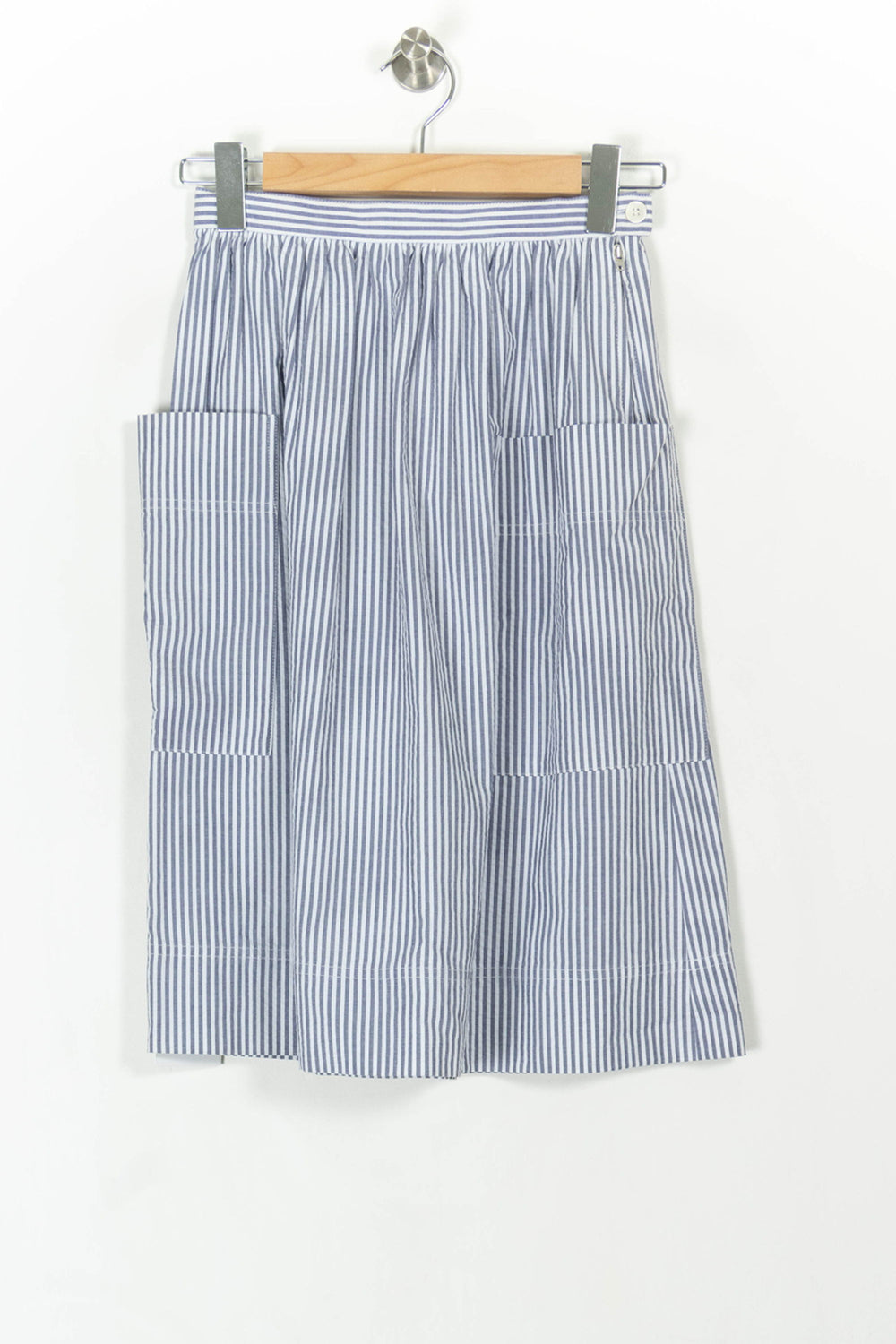 Jupe bleue rayée - Taille XS/34 de la marque Comptoir des Cotonniers | PARAD46664 - Vendu par Paradigme - Image 2