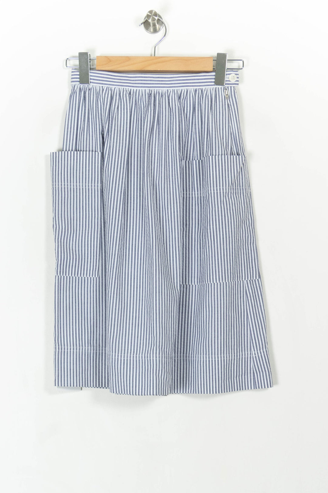 Jupe bleue rayée - Taille XS/34 de la marque Comptoir des Cotonniers | PARAD46664 - Vendu par Paradigme - Image 2
