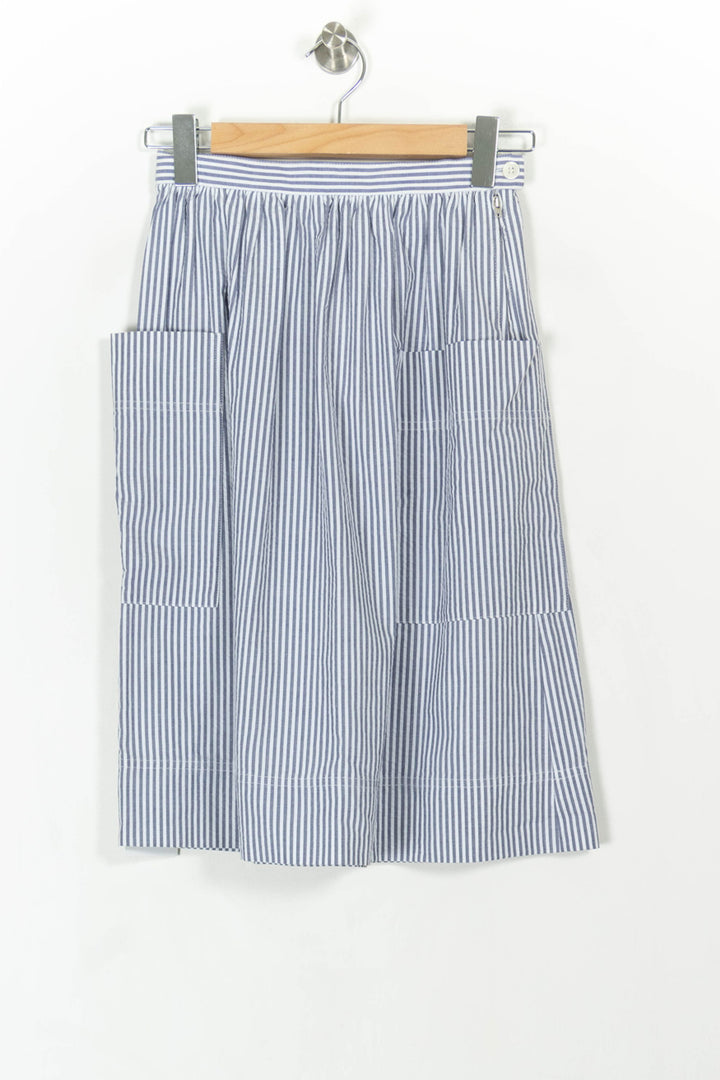 Jupe bleue rayée - Taille XS/34 de la marque Comptoir des Cotonniers | PARAD46664 - Vendu par Paradigme - Image 2