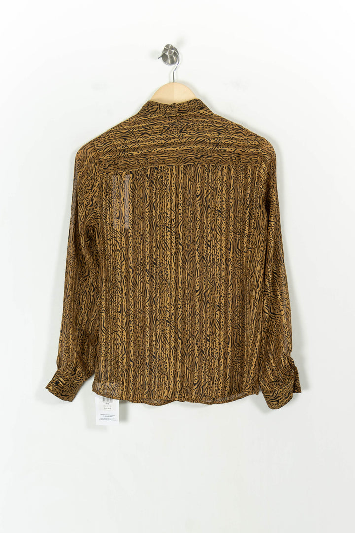 Chemise jaune à motifs - Taille XS/34 de la marque IKKS | PARAD46667 - Vendu par Paradigme - Image 4