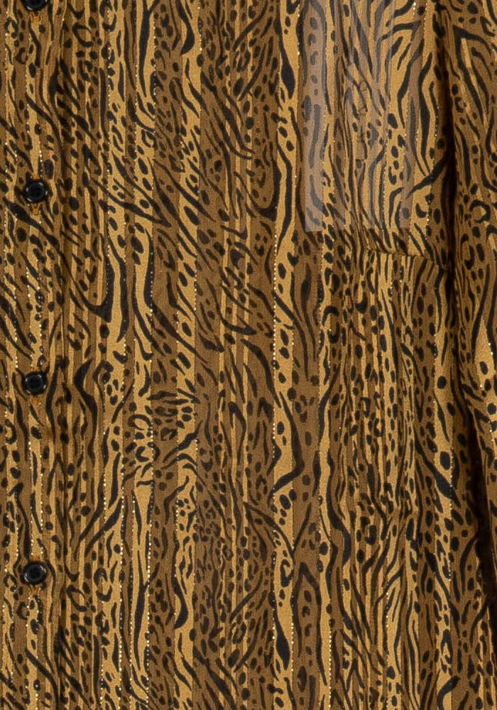 Chemise jaune à motifs - Taille XS/34 de la marque IKKS | PARAD46667 - Vendu par Paradigme - Image 3