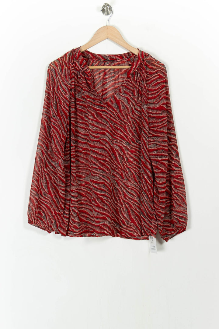 Blouse rouge - Taille XXL/44 de la marque One Step | PARAD46672 - Vendu par Paradigme - Image 2