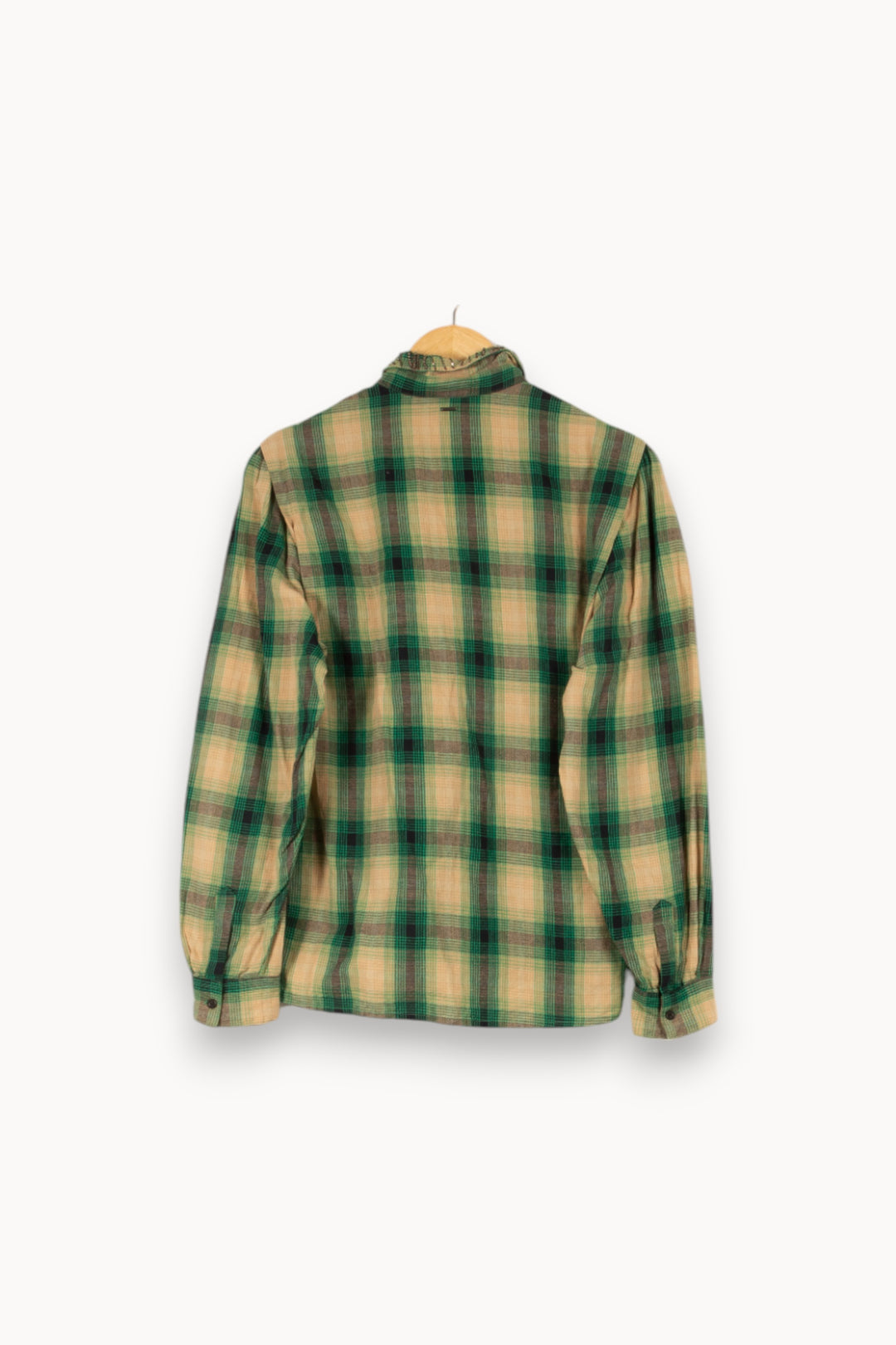 Chemise verte à carreaux - Taille S/36 de la marque IKKS | PARAD46683 - Vendu par Paradigme - Image 3