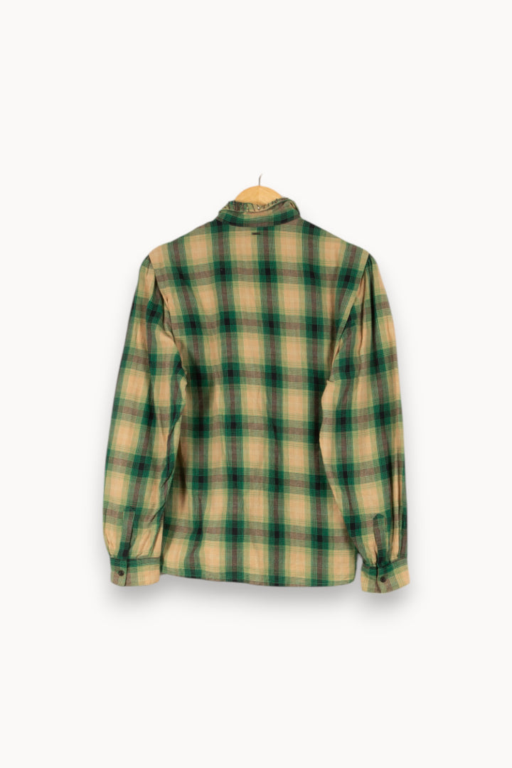 Chemise verte à carreaux - Taille S/36 de la marque IKKS | PARAD46683 - Vendu par Paradigme - Image 3
