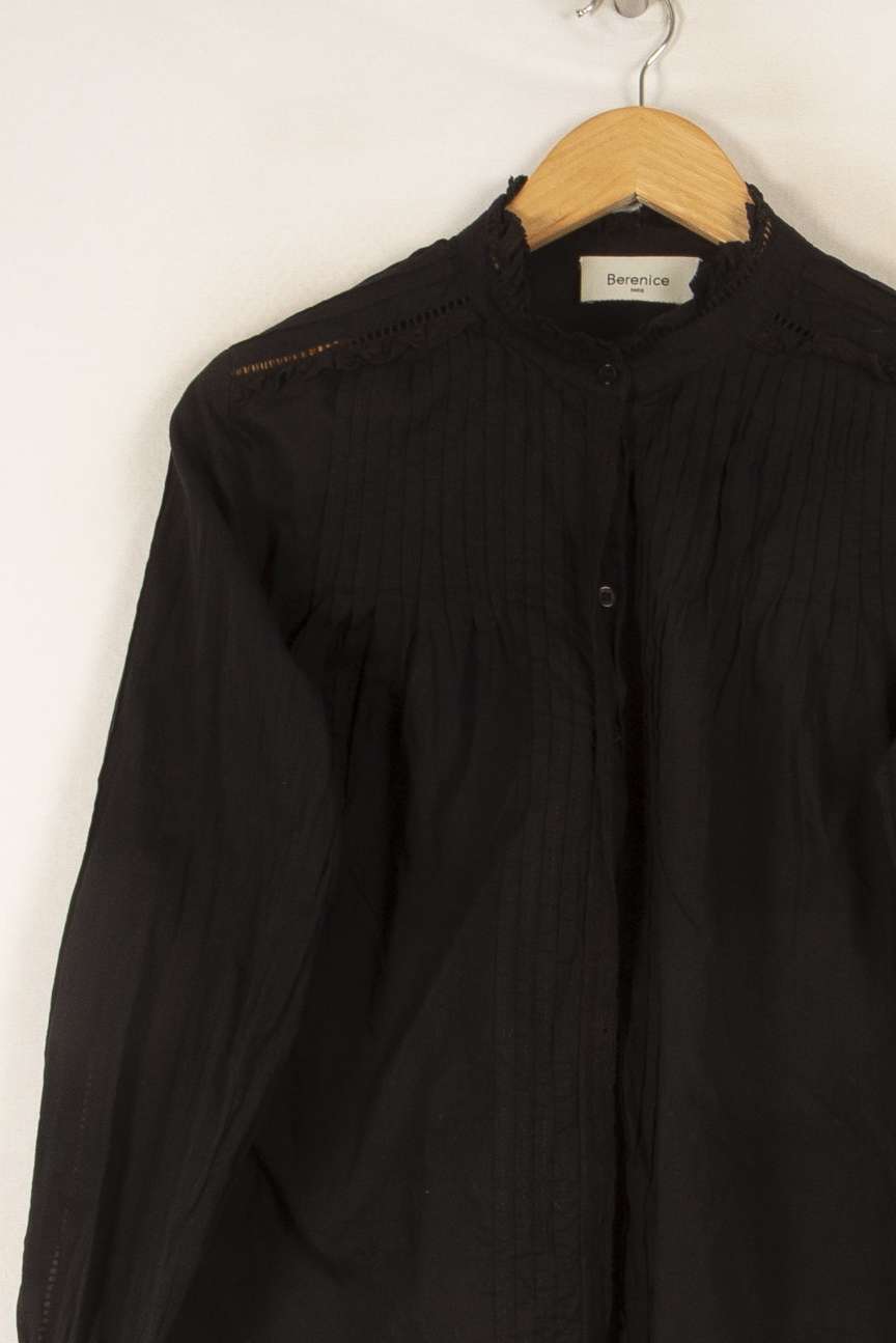 Chemise noire - Taille S/36 de la marque Bérénice | PARAD46684 - Vendu par Paradigme - Image 2
