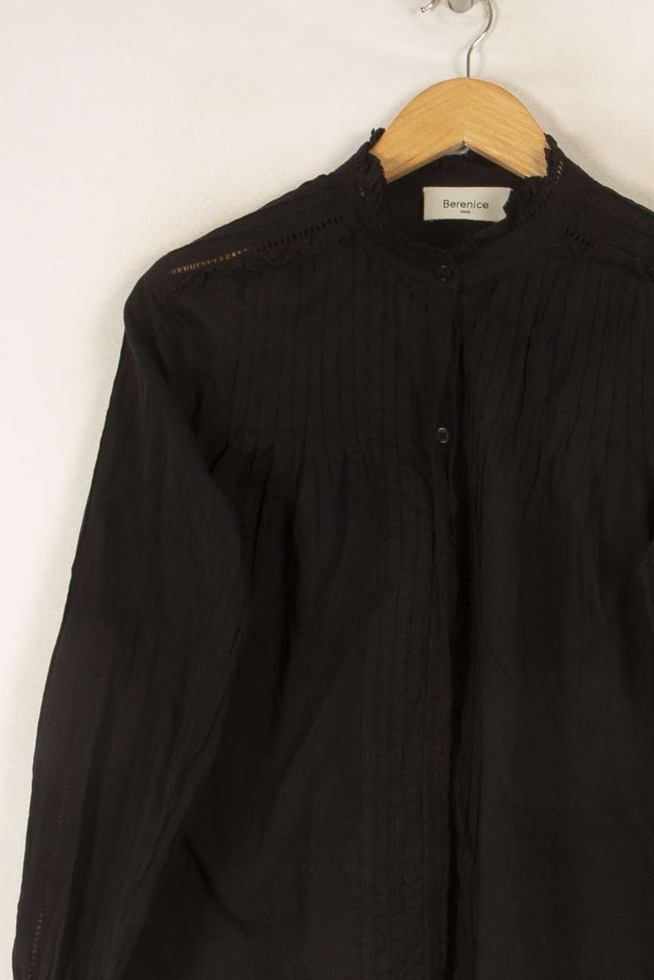 Chemise noire - Taille S/36 de la marque Bérénice | PARAD46684 - Vendu par Paradigme - Image 2