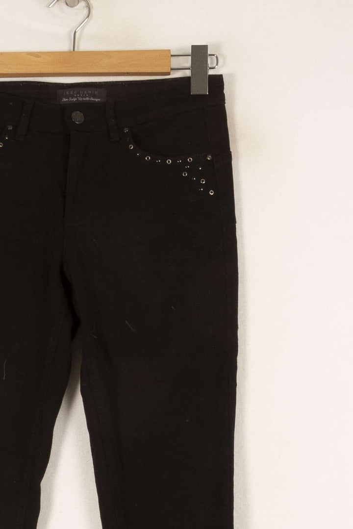 Jean noir - Taille S/36 de la marque IKKS | PARAD46685 - Vendu par Paradigme - Image 2