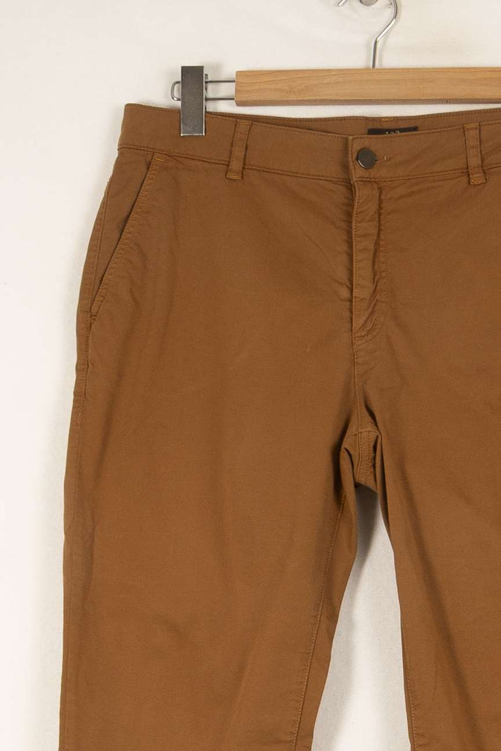 Pantalon marron - Taille XXL/44 de la marque Maison 123 | PARAD46737 - Vendu par Paradigme - Image 2
